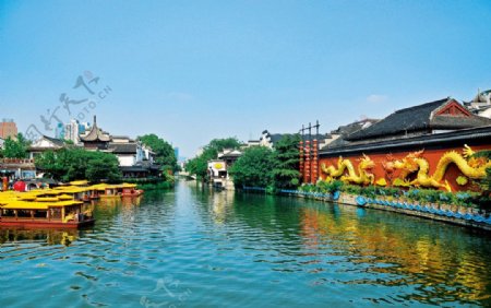 秦淮河美景图片