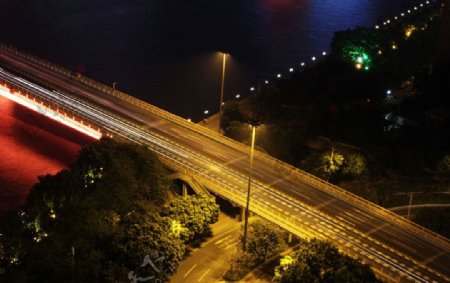 广州大桥夜景图片