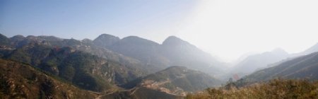 莱芜香山风景区全景图图片