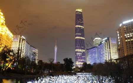 珠江新城花城广场图片