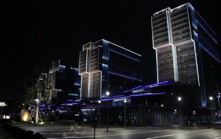 城市夜景摄影建筑图片