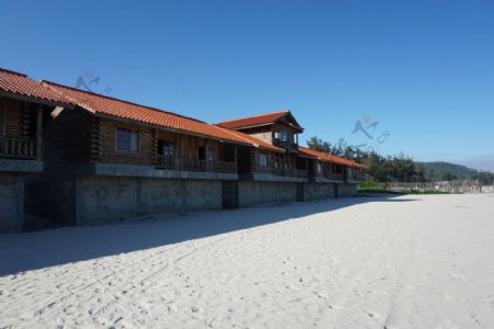 海边小木屋图片