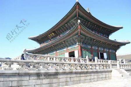 韩国故宫勤政殿图片