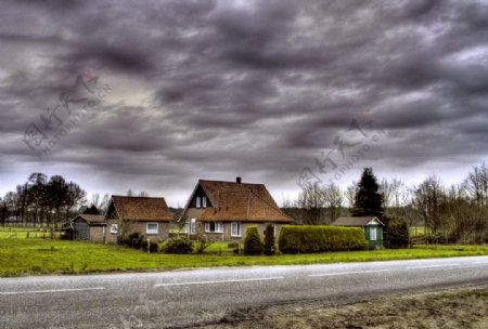 欧洲乡村民居图片
