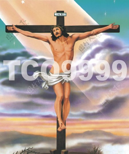 人物油画耶稣21x26厘米图片