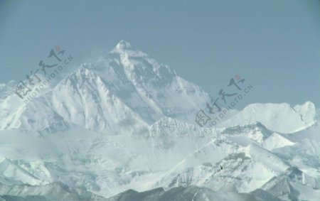 冰雪世界雪山风景图片