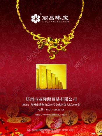 丽昌黄金画册广告图图片