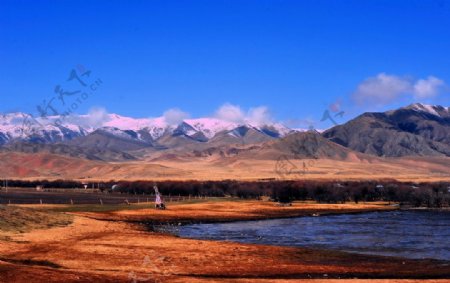 甘南山湖图片