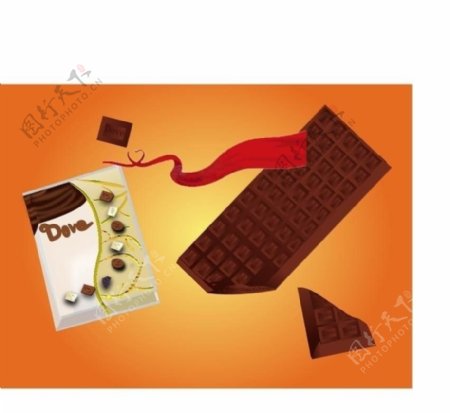 德芙巧克力盒子图片