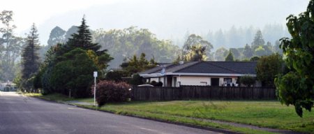 新西兰罗托鲁阿小镇美景图片