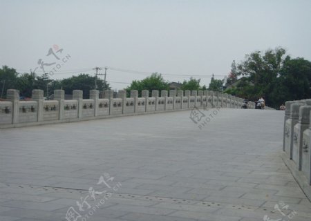 七桥翁大桥全景图片