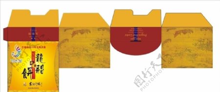 龙舟饼包装盒图片