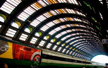 米兰中央火车站图片