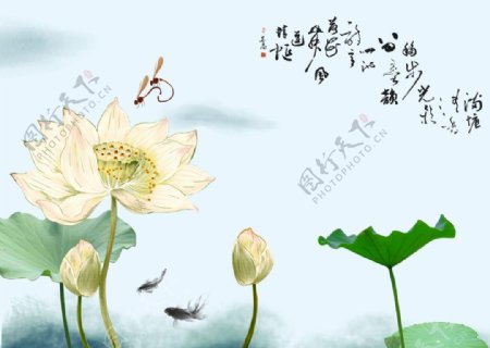 古色古香琴棋书画中国风图片