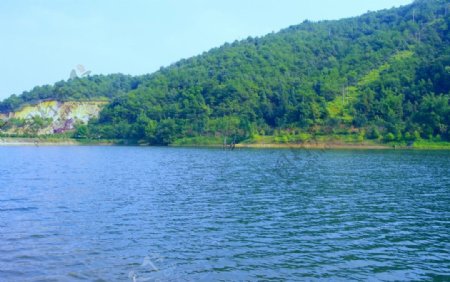 绿色景区梅州麓湖山图片