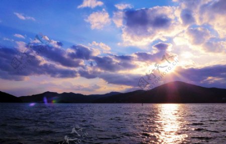 松花湖风景图片