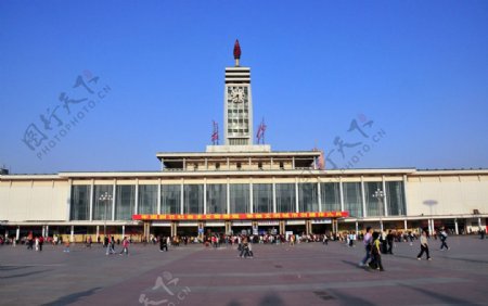 长沙火车站全景图片
