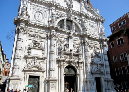欧洲古典教堂建筑图片