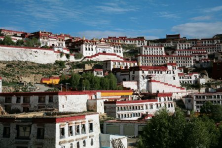 西藏甘丹寺图片