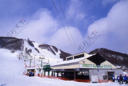 高山滑雪场图片