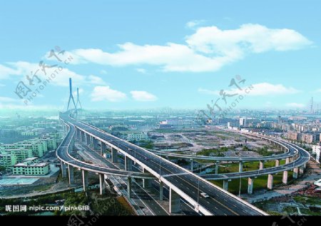 上海杨浦大桥jpg图片