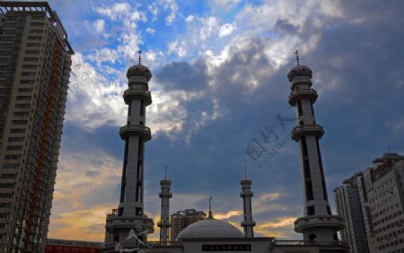 兰州清真寺图片