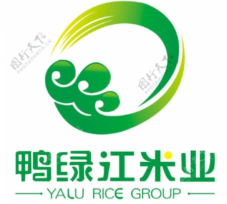 鸭绿江米业logo图片