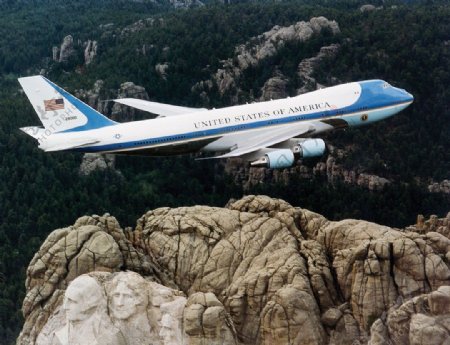 总统山和空军一号图片