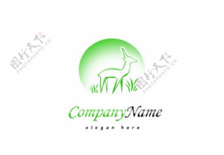 企业logo标志绿色和平动物园公司标志图片