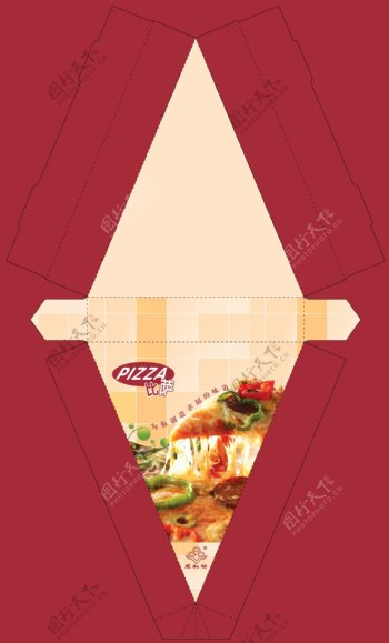 披萨包装设计图片