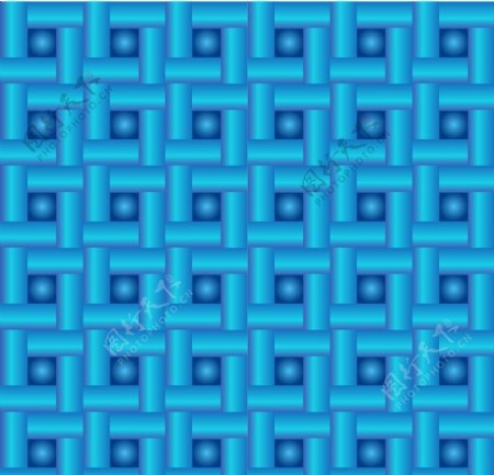 3D蓝色格子底纹矢量图片
