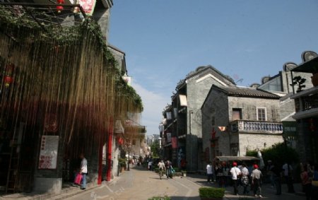 岭南文化街景图片