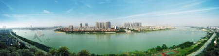 石龙新城全景日景图片