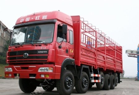 红岩重型卡车图片