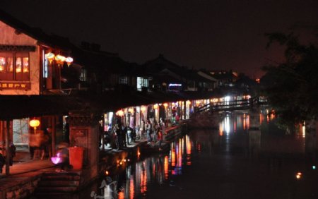 西塘夜景图片