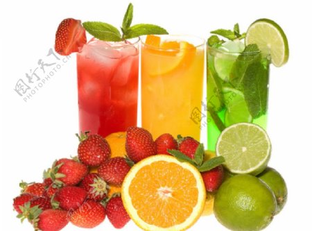 水果和果汁图片