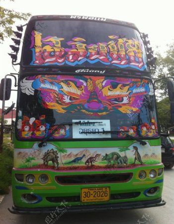 泰国观光巴士图片