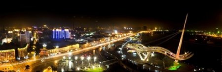 天津外滩夜景图片