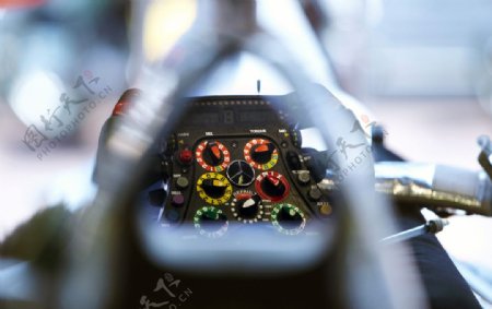 F1方程式驾驶员仪表盘图片