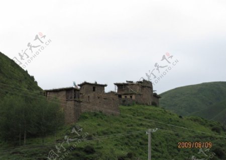 藏式碉楼图片