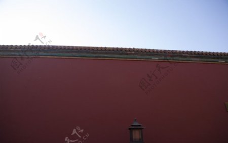 故宫红墙图片
