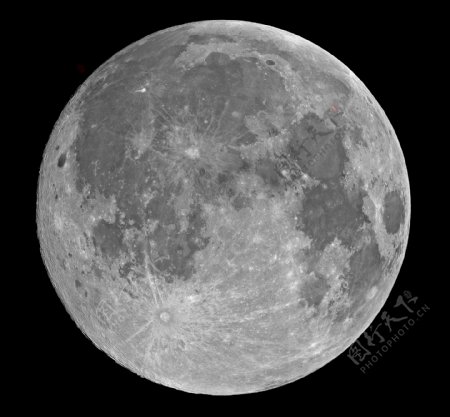 超高清月面图图片