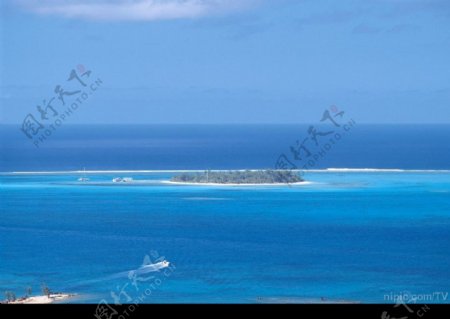 大海小岛图片