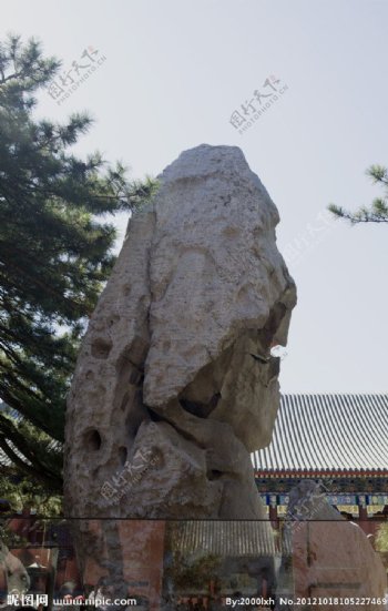 颐和园寿星石图片