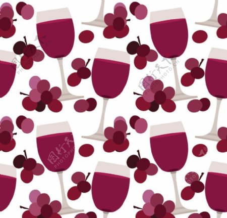 红葡萄酒背景底纹图片