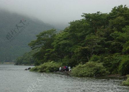 日本山水一景图片