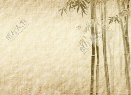 怀旧竹子背景图片
