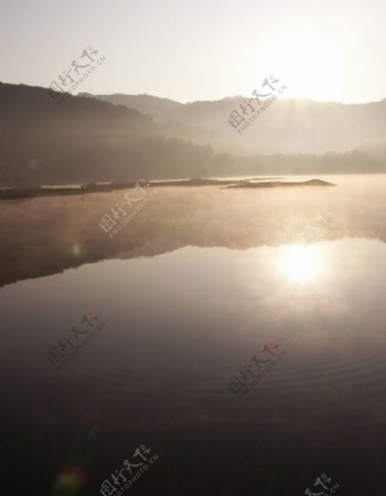 奇墅湖的清晨图片