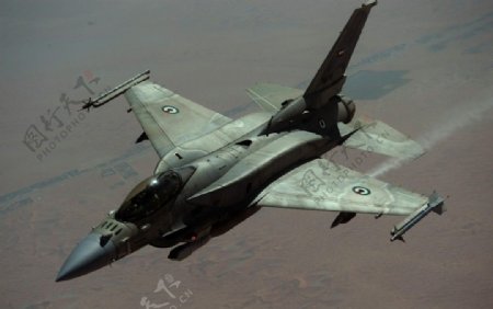 战斗机F16图片