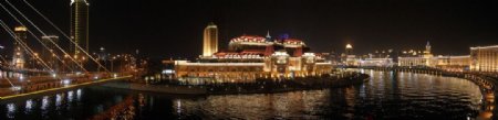 天津湾之夜图片
